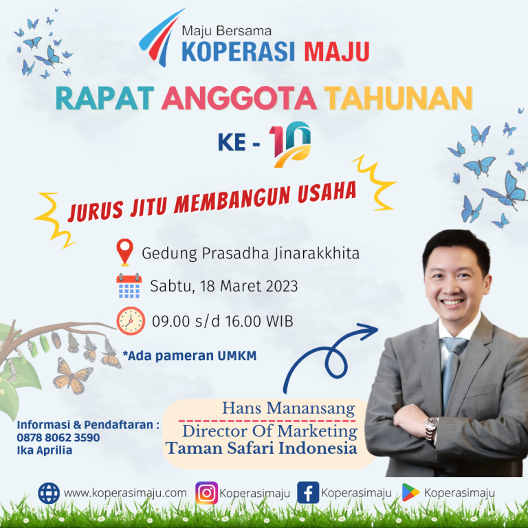 Jurus Jitu Membangun Usaha Rapat Anggota Tahunan Ke-10