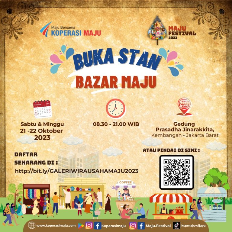 Ayo buka stan usahamu di Maju Festival 2023