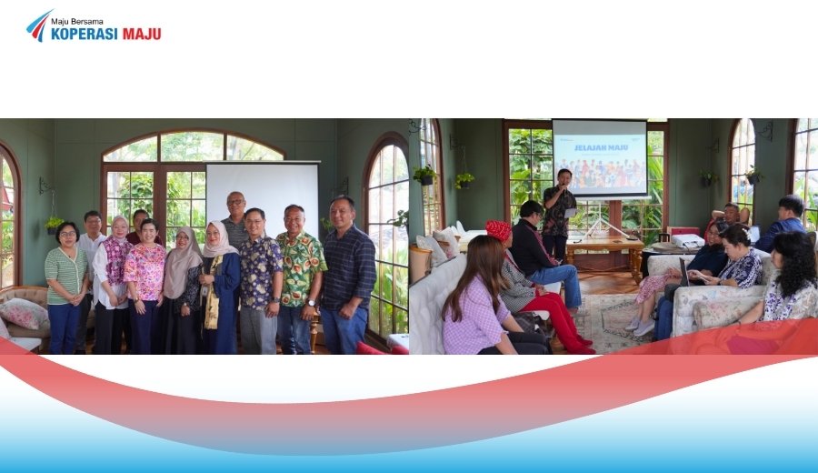 Dua kegiatan internalisasi dari Koperasi Maju.