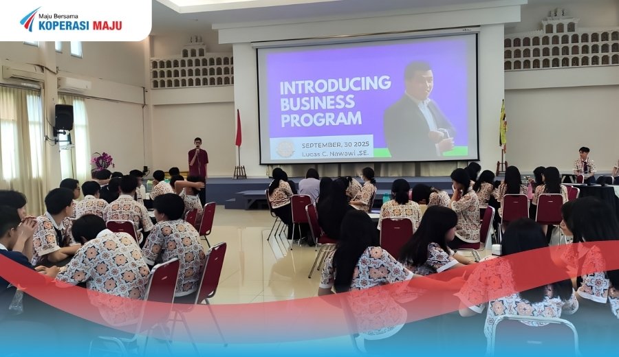 Peserta Pelatihan Kewirausahaan Pada Kegiatan Kolaborasi Sekolah Narada dan Koperasi Maju