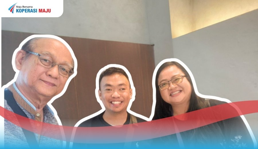 Tim Koperasi Maju dan Bapak Toni Sasanasurya